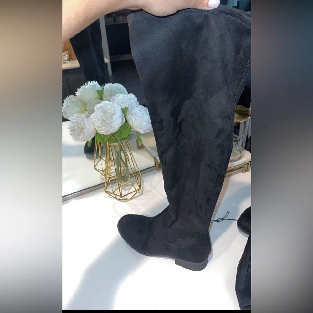 NWT Women's Black Over-the-Knee Boots